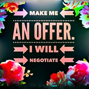 I ♥️🧡💛💚💙💜 OFFERS! Don't be shy make an offer!